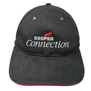 Cooper Connection Slideback Baseball Cap Black OS Adjustable Falcon Headwear